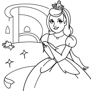 Princess Game Coloring Page 57233-45920