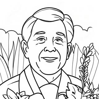 Bush Coloring Page 57243-45926