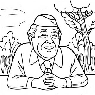 Bush Coloring Page 57243-45927