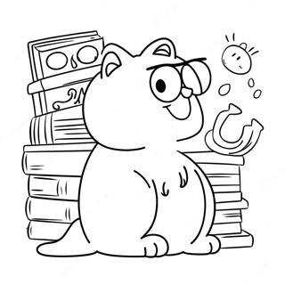 Simon's Cat Coloring Pages