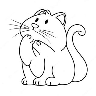 Simon S Cat Coloring Page 57253-45939