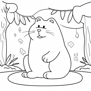 Simon S Cat Coloring Page 57253-45940