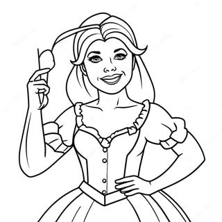 Rebecca Zamolo In Fun Costume Coloring Page 57264-45951