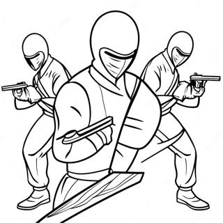 Spy Ninjas Coloring Page 5726-4673