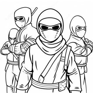 Spy Ninjas Coloring Page 5726-4674