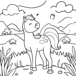 Colorful Bible Verse With Nature Scene Coloring Page 572-465