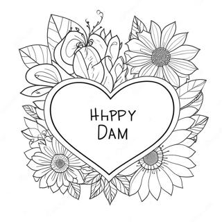 Mothers Day Print Out Coloring Pages