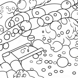 Colorful Mini Golf Balls Coloring Page 57324-45996