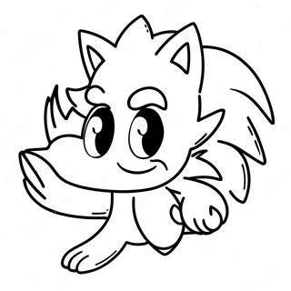 Wolf Sonic Coloring Page 57343-46010