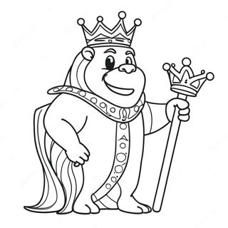 King Trollex Coloring Page 57353-46021