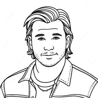 Morgan Wallen Coloring Page 5736-4686