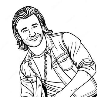 Morgan Wallen Coloring Page 5736-4687