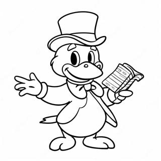 Scrooge Mcduck Coloring Pages