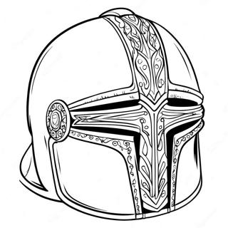 Colorful Helmet Of Salvation Coloring Page 57404-46064