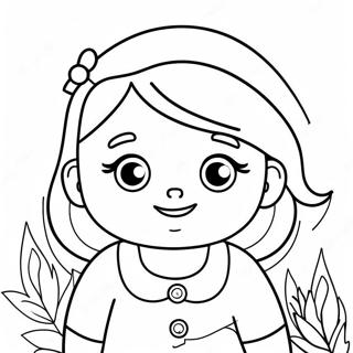 Cute Turning Red Miriam Coloring Page 57414-46069