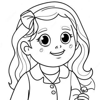 Cute Turning Red Miriam Coloring Page 57414-46071