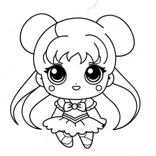 Chibi Sailor Moon Coloring Page 57433-46086