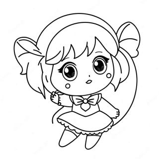 Chibi Sailor Mercury In Action Coloring Page 57434-46082