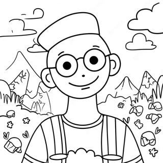 Where S Waldo Coloring Page 57453-46104