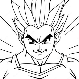 Gohan Super Saiyan 2 Coloring Pages