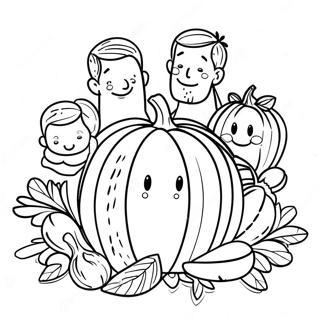 Thanksgiving Coloring Pages