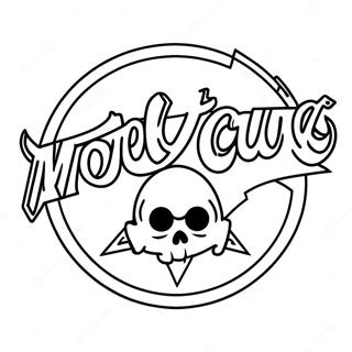 Motley Crue Logo Coloring Page 57473-46115