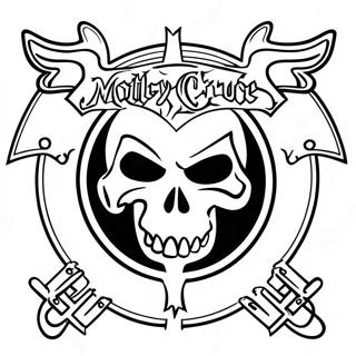 Motley Crue Logo Coloring Page 57473-46116