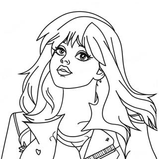 Jem And The Holograms Coloring Page 57493-46132