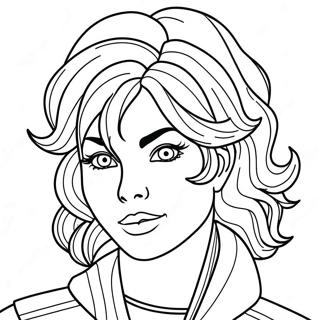 Jem With Sparkling Hair Coloring Page 57494-46135