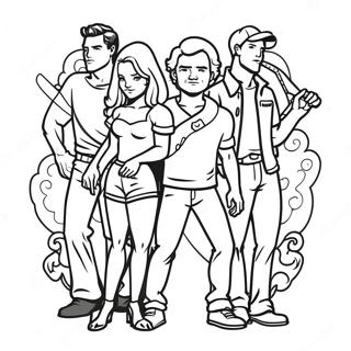 Shameless Coloring Pages