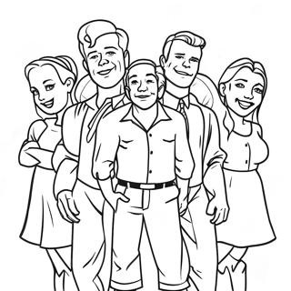 Shameless Characters Coloring Page 57504-46139