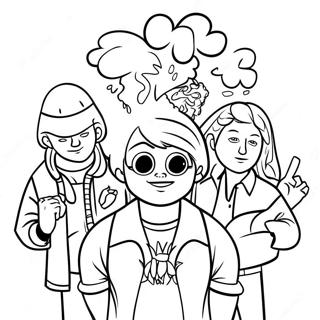 Shameless Characters Coloring Page 57504-46140