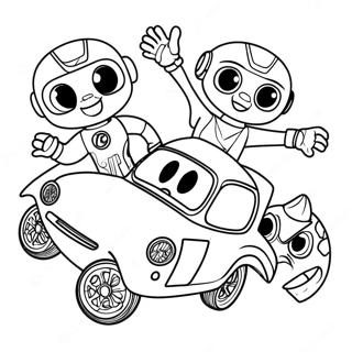 Ricky Zoom And Friends Coloring Page 57514-46150