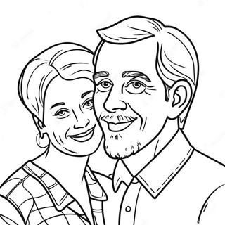 Mom And Dad Family Coloring Page 57523-46158