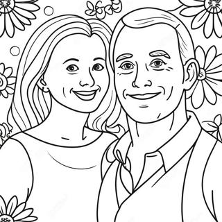 Happy Mom And Dad Coloring Page 57524-46155