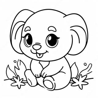 Cute Baby Mammal Coloring Page 57534-46167