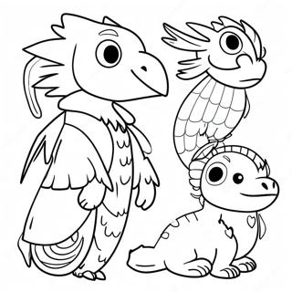 Fantastic Beasts Coloring Page 57563-46189