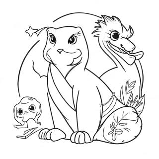 Fantastic Beasts Coloring Page 57563-46191