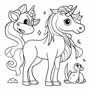 Magical Creatures Coloring Page 57564-46186