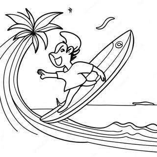 Surf's Up Coloring Pages