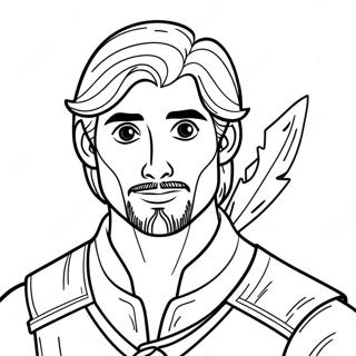 Flynn Rider Coloring Pages