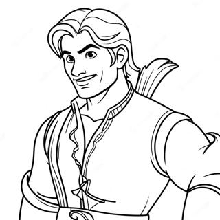 Flynn Rider Coloring Page 57613-46228