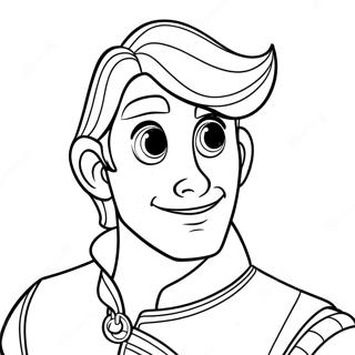 Adventurous Flynn Rider Coloring Page 57614-46231