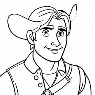 Adventurous Flynn Rider Coloring Page 57614-46232