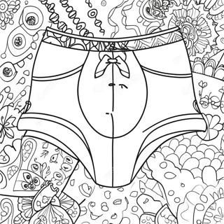 Funny Underwear Patterns Coloring Page 57624-46240