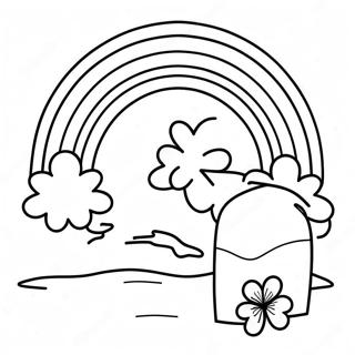 Rainbow St Patrick S Day Coloring Page 57643-46252