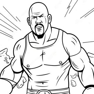 Stone Cold Steve Austin Coloring Pages