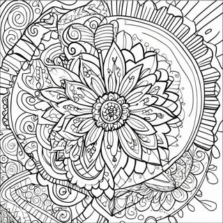 Colorful I Am Enough Mandala Coloring Page 57674-46287