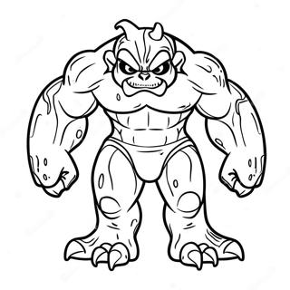 Monster Zero Coloring Pages