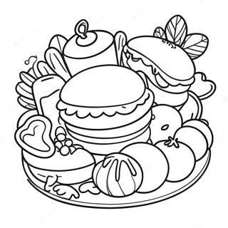 Fair Food Coloring Pages